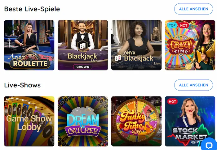 Rooli Casino Germany live