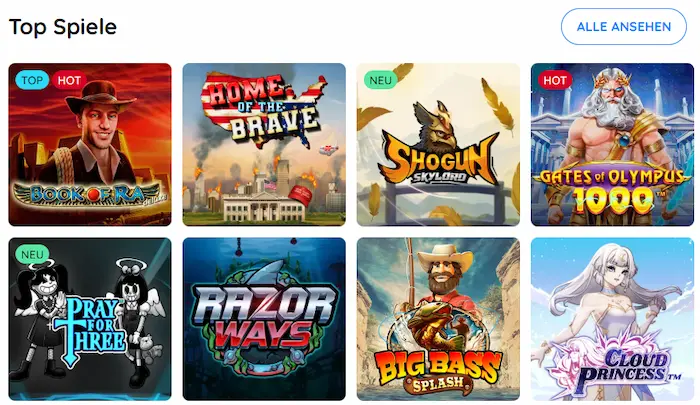 Rollino Casino Germany Spiele